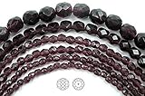 4mm (102 Beads) Deep Violet, Czech Fire Polished Round Faceted Glass Beads, 16 inch Strand