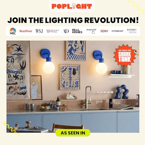 Aplique de pared inalámbrico Poplight, luz LED recargable regulable móvil 7