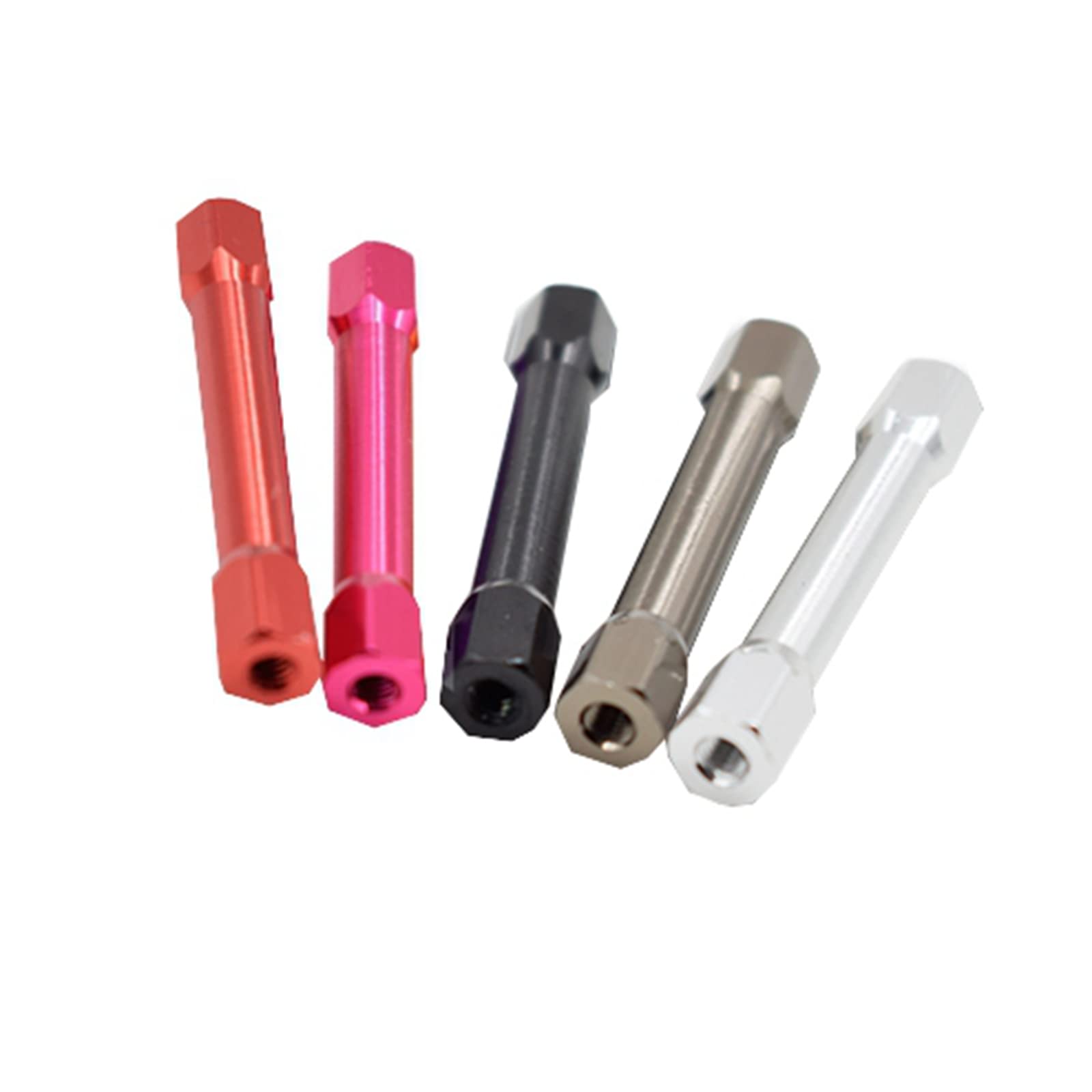 10 pz M3 Nero/Rosso In Lega di Alluminio Esagonale Passo Pilastro Standoff Spacer Hollow Femmina Filettato Standoff Colonna, M3x80mm 10 pz M3 Nero/Rosso In Lega di Alluminio Esagonale Passo Pilastro Standoff Spacer Hollow Femmina Filettato Standoff Colonna, M3x80mm