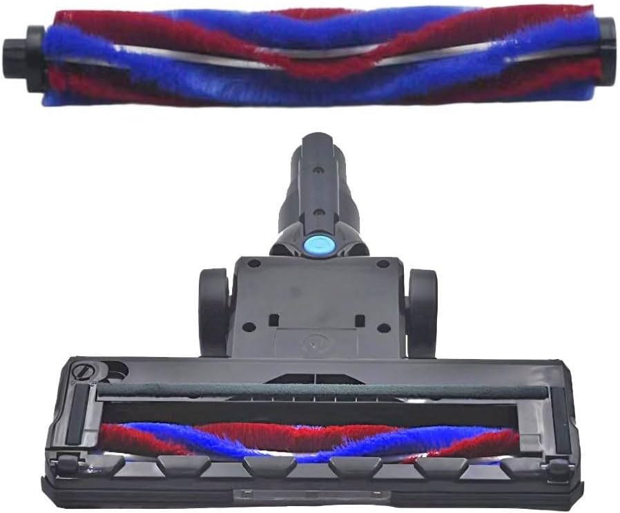 Electric Carpet Brush Head For INSE N6 N6S N650 Vacuum, Replacement Carpet Brush Assembly With Roller, Edge Corner Cleaning Accessory, Black(Carpet Brush)