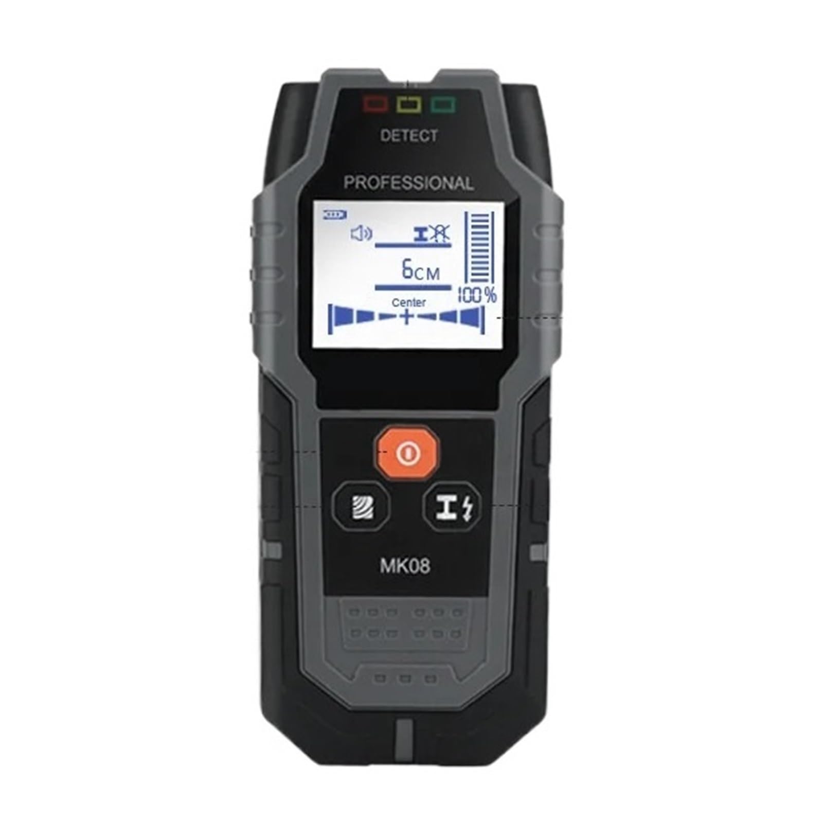 Buscador De Vigas Madera, Detección Metales, Cable Vivo, Medición Profundidad Metal, Detector Pared LCD HD DeteccióN De Alta PrecisióN