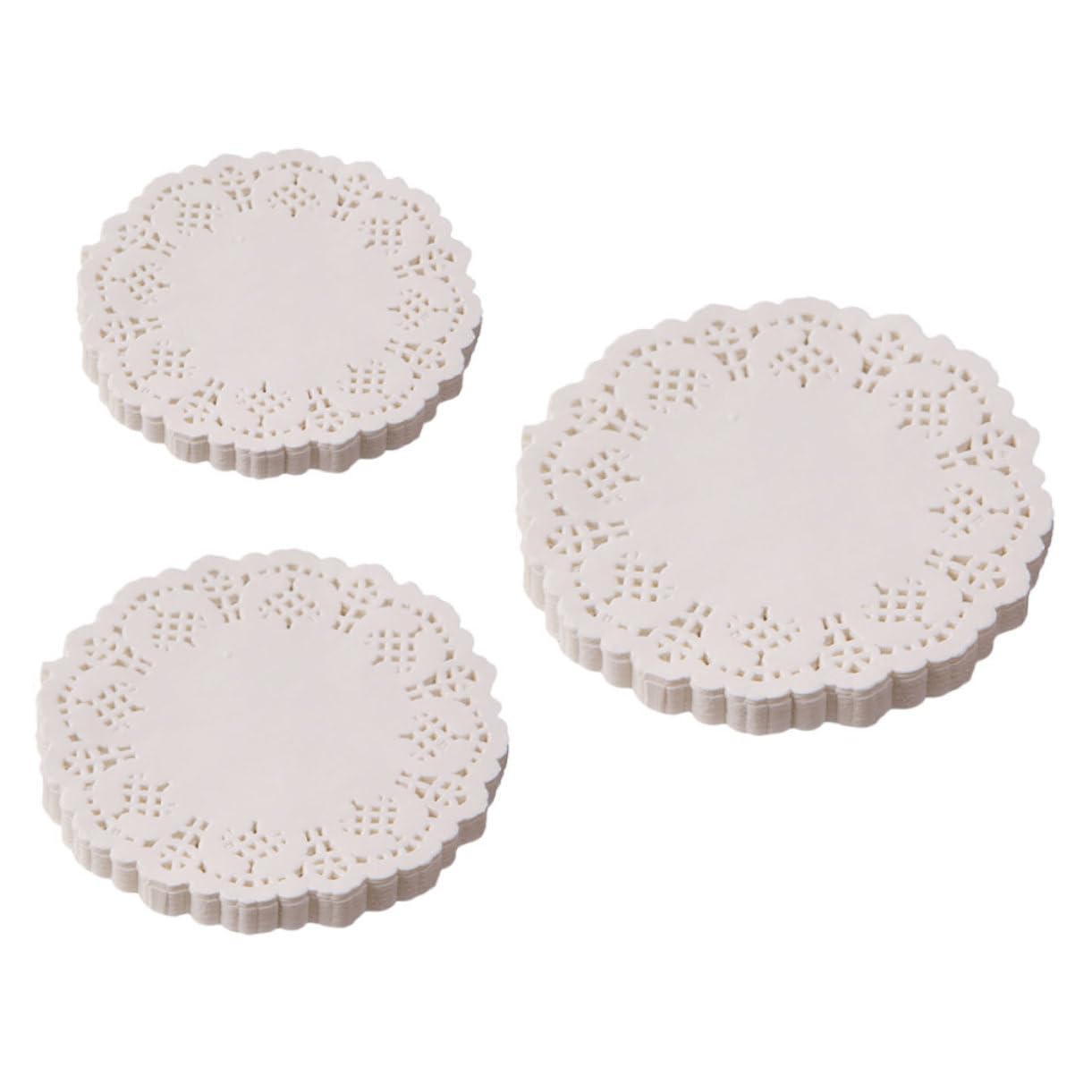 COLLBATH 450Pcs Heat Resistant Lace Paper for Food Wrapping Grease Papers for Fried Foods Pizza and Snacks for Home Kitchen and Parties