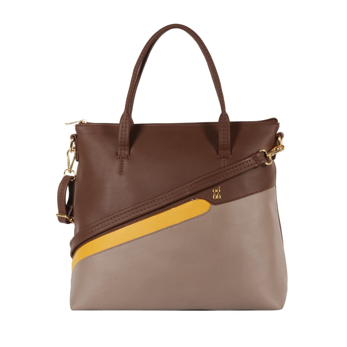 Baggit Women Brown Tote Handbag Medium Size | Ladies Stylish Casual Purse Bag (B0CR1MS35N) Amazon Price History, Amazon Price Tracker