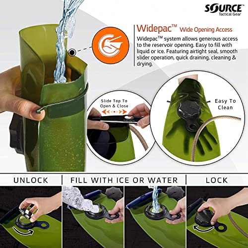 Source Hydration Bladder WXP - 3 Liter (100oz) Water Bladder with High Flow Storm Valve - Featuring All Hydration Technology Advantages (4305530003) by Source - Image 4