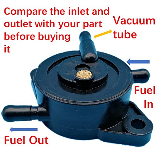 Tuzliufi Replace Fuel Pump Kawasaki John Deere QuikTrak FR541V FR600V FR651V FR691V FR730V FS481V FS541V FS600V FS651V FS691V FS730V 49040-7008 walk-behind 647A 657A 667A 652B 636M 648M 652M 648R Z119