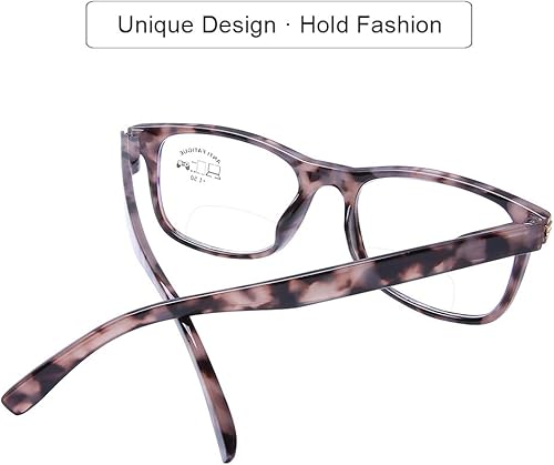 Miniatura 5 de DOOViC Gafas de lectura bifocales, paquete de 2 lentes de lectura con bloqueo de luz azul, negratortuga, bisagra de resorte de calidad para hombres