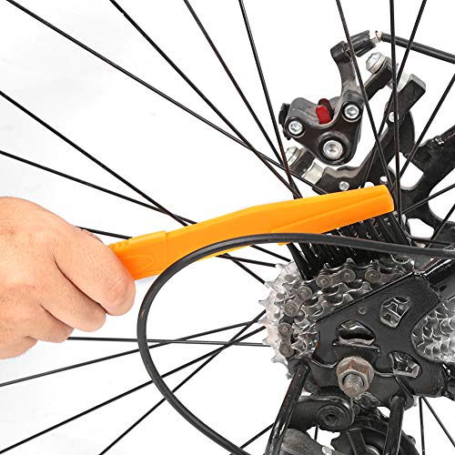 Ferramenta de limpeza de bicicletas de plástico, bem organizada, equipamento de manutenção de bicicl