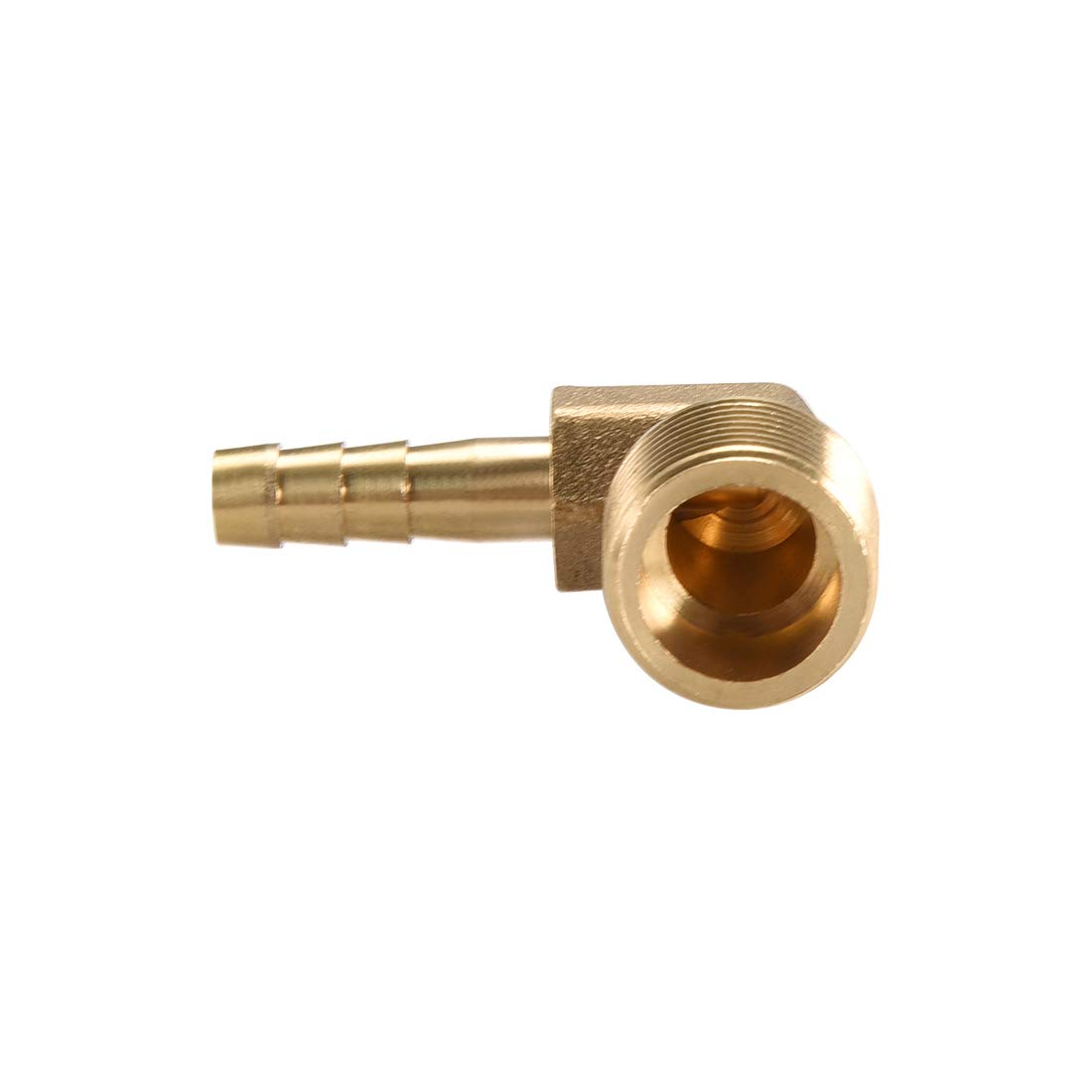 6x Messing 90° Winkel Schlauchverbinder – 6mm Barb, L-förmig, Für Wasser, Luft, Kraftstoff & Öl