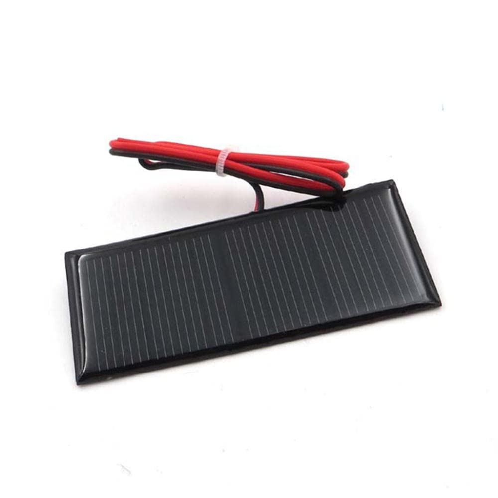 10Pcs 5.5V 70mA 0.38W Mini paneles solares para energía solar Mini células solares Materiales de juguete de bricolaje Células fotovoltaicas Kit