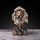 Photo Gallery funsxbug statua di leone in resina da 27,9 cm, statuetta da collezione, idea regalo, decorazione per casa e scrivania Photo Gallery funsxbug statua di leone in resina da 27,9 cm, statuetta da collezione, idea regalo, decorazione per casa e scrivania