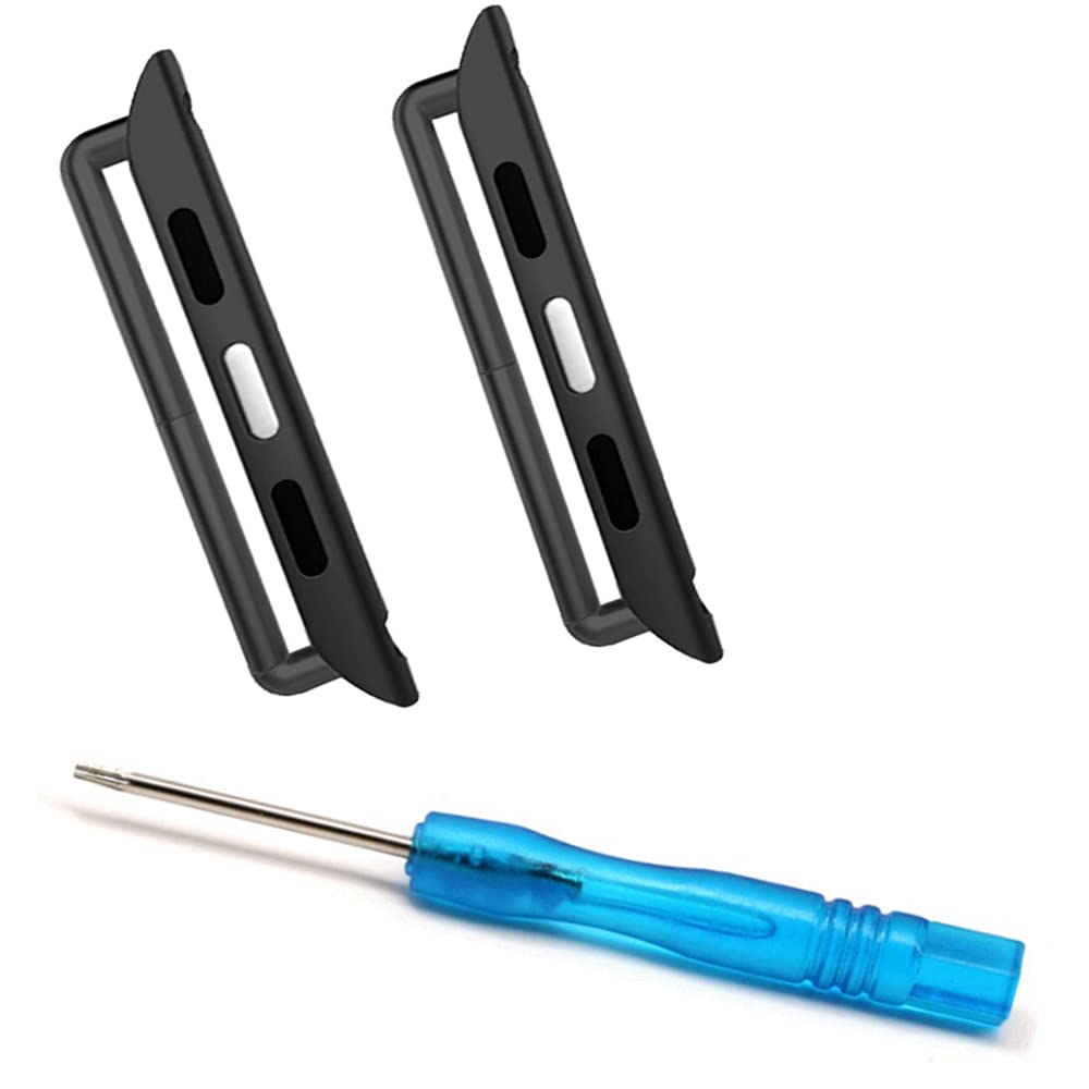 Tomcrazy Compatible with iWatch Watch Strap Connector, Replaceable Metal Watch Band Adapter For Apple Watch Series 8 Ultra 7 SE 6 5 4 3 2 1