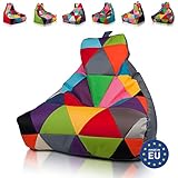 WIDERSTANDSFÄHIG - Sitzsack aus schmutzabweisendem, reißfestem, schimmel- und abriebfestem Polyester