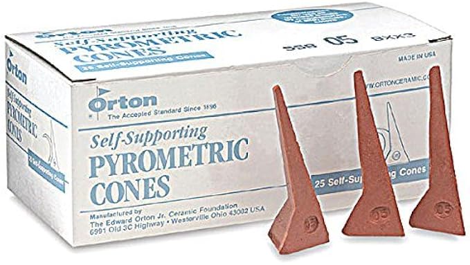 Self Supporting Cone 04 Pyrometric Cone for Monitoring Fires in Ceramic Kilns (Pkg/25)
