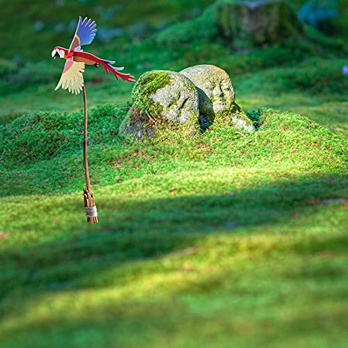 Generic Garden Parrot Whirligigs Rotating Bird Shape Wind Spinner Animal Pinwheels Garden Parrot Stake For Yard Lawn Patio #TOP2