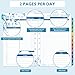 2026-2027 Planner Refills – July 2026 - June 2027, Daily Planner Refills 2026-2027, Two Pages Per Day Daily & Monthly Planner Inserts, 8.38