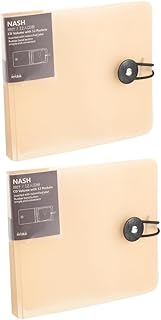 Homoyoyo 2 Peças Folhas Saco De CD Livros De Música Claro Cds Organizador Sacos Para Viagem CD Organizador Caso Titular CD Armazenamento Dvd CD Fichários Dvd Saco Álbum Caso Carro Mala