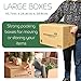 W.E. Roberts 20 Large Strong Cardboard House Moving Boxes with Carry Handles Room List, Removal Packing boxes Boxes for moving house with Tape