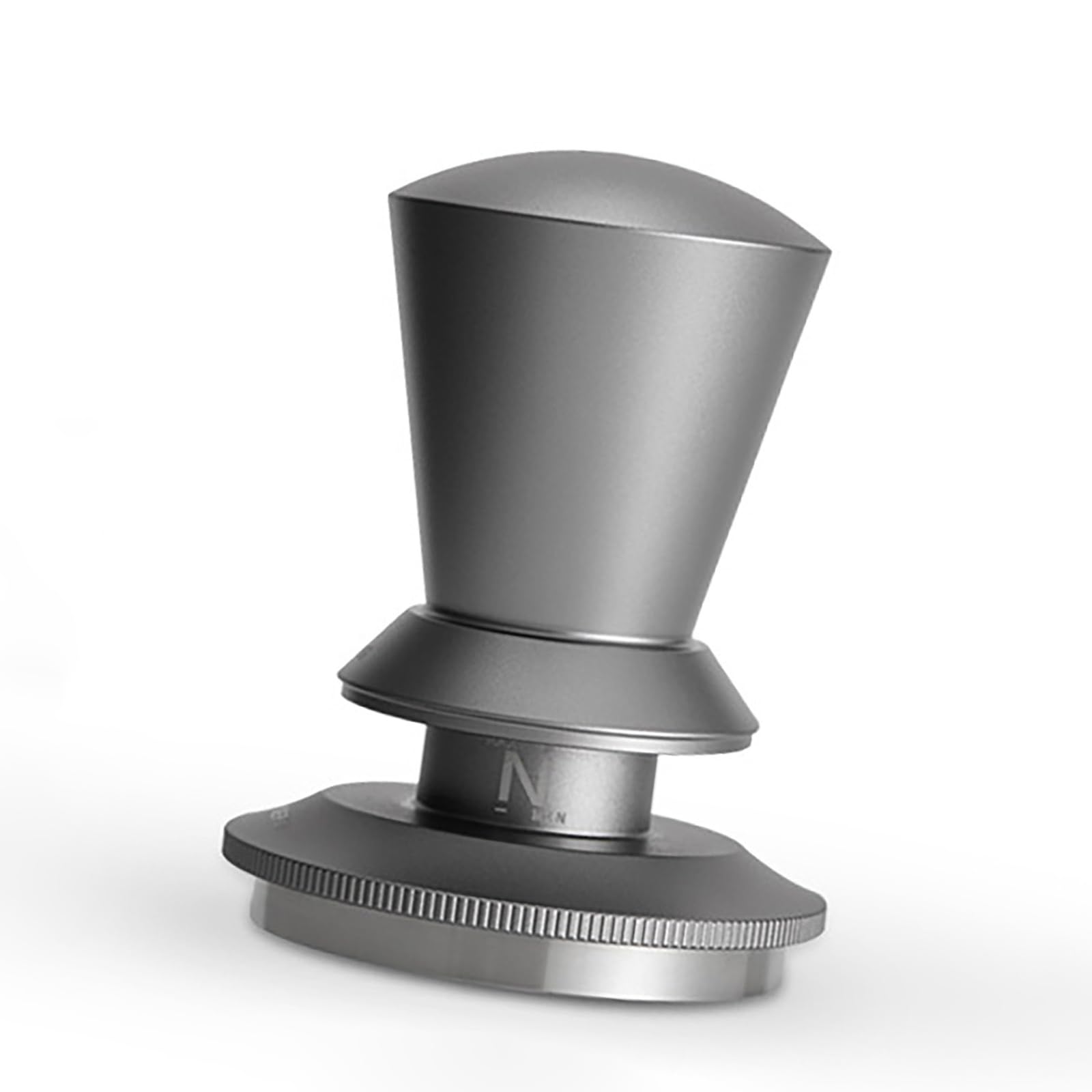 Jazuaiao Multifuntional Coffee Tamper with Precisions Base Comfortable Grip Present for Coffee Enthusiasts Making Tool Adjustable Press
