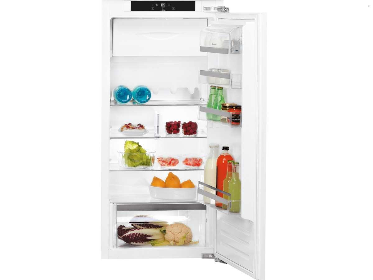 Bauknecht kvie 2124 Réfrigérateur/Congélateur/A + + +/Hauteur 122 cm/118 kWh/an/173L partie isotherme/18L partie Congélateur/Silencieux avec seulement 36 dB/particulièrement économie d'énergie/Blanc