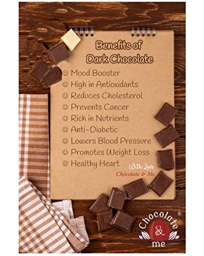 Image of Chocolate and Me 82% Dark Chocolate Bar Rich In Cocoa Butter | Vegan | Natural | 2 x 90Gms (Pack of 2)