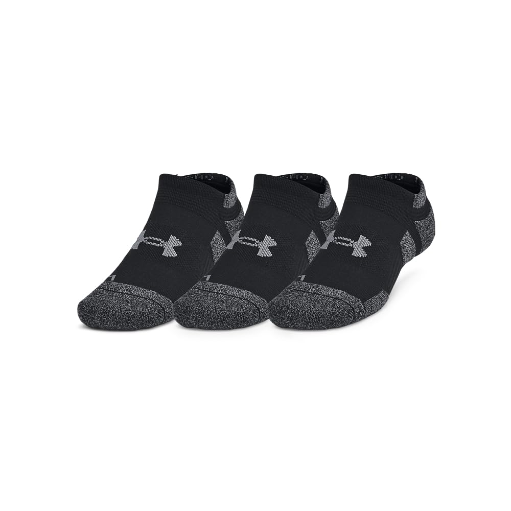 Under Armour Unisex Adult Performance Tech Pro No Show Socks 3-Pack