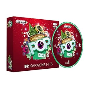 Zoom Karaoke Christmas Pop Box Party Pack – 4 CD+G Box Set – 92 Songs