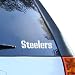Pittsburgh Steelers 5'' x 6'' Silver Window Graphic Decal