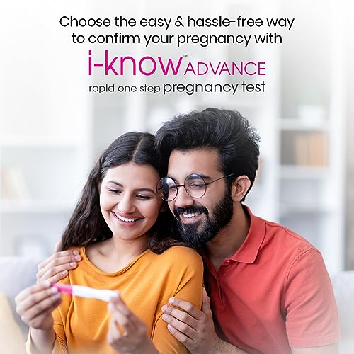 Image of i-Know Advance Mid Stream Pregnancy Test Kit | Rapid One Step Home based Midstream Urine Pregnancy Test | Accurate Result in 3 mins | HcG Test Kit | Pack of 1