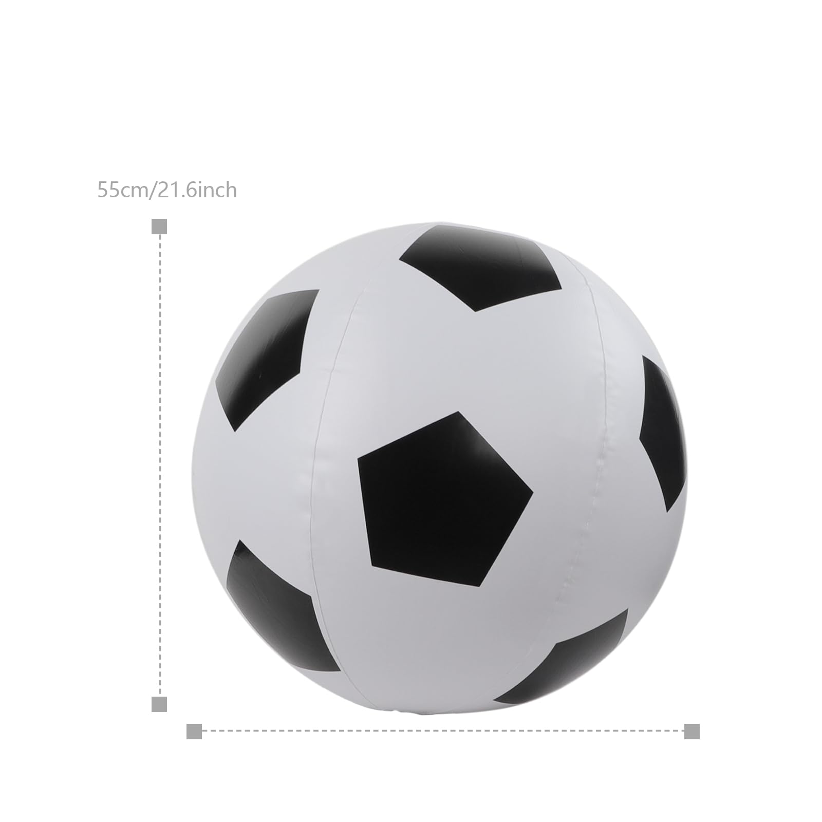 TINAYAUE Aufblasbarer Wasserball - 80cm Strandball Für Pool & Party