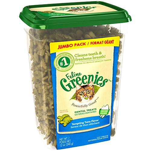 Feline Greenies Dental Treats For Cats Tempting Tuna Flavor 12 Oz. With Natural Ingredients Plus Vitamins, Minerals, And Other Nutrients (Discontinued By Manufacturer) #TOP13