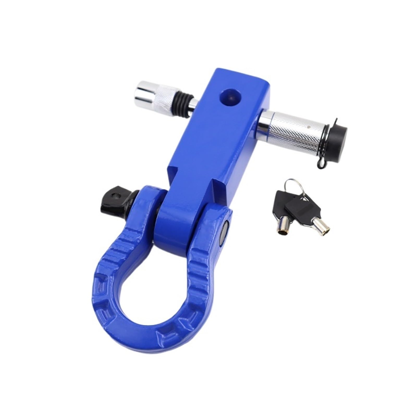 gancio traino Ricevitore del gancio di traino con anello a D antifurto e perno di bloccaggio del gancio di traino, for camion fuoristrada auto