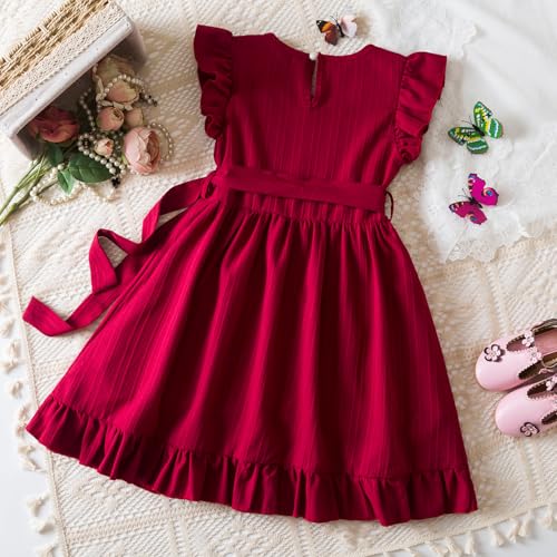 NNJXD Princess Girl Casual Dress Polka Dots Toddler Layered Tulle Kids Knit Clothing2