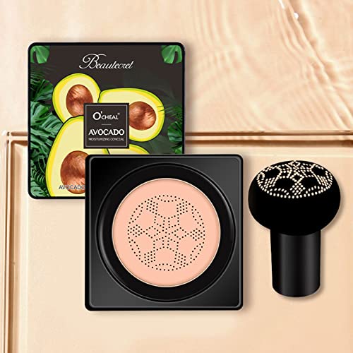 Fundação cabeça de cogumelo, Air Cushion CC Cream BB Cream, Concealer Moisturizing Brightening Liqui