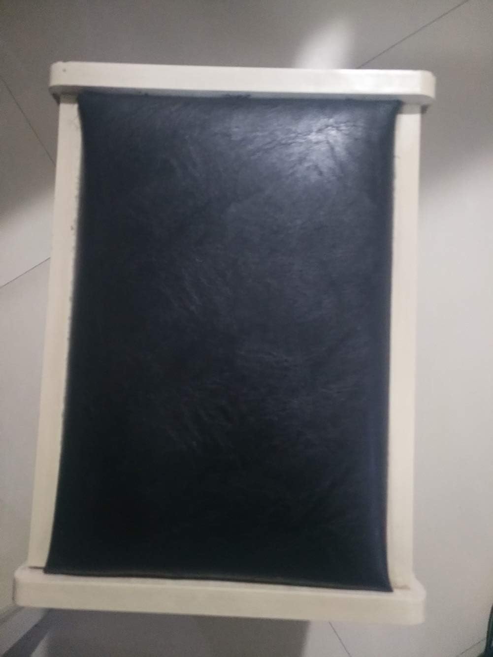 NAKAN Faux Leather Fabric Sheets Heavy Duty PU Upholstery Fabric Leatherette Vinyl Material 138cm(54'') Width, Sold by The Metre (Color : Black)