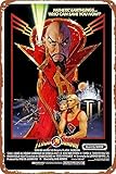 Flash Gordon Movie Poster Metal Tin Logo Vintage Vintage Logo Home Men's Cave Bar Gym Fitness Wall Decorative Panel 8x12 inches