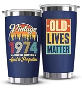 ZAGKOO 50th Birthday Gifts for Him, Her, Men, Women - 50th Birthday Decorations, 50 Year Old Gift...