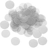 100pcs Pipe Screens, 50Pcs 3/4” Pipe Filters and 50 Pcs 1/2” Pipe Filter, Premium Stainless Steel Pipe Screens, Stainless Steel Metal Mesh Filter Screen