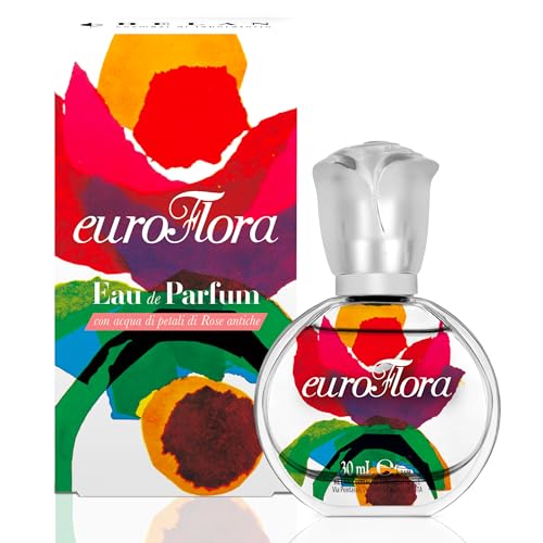 Helan euroFlora - Enveloping Women's Perfume with Bergamot, Jasmine and Vanilla, Fruity Floral Woody Eau de Parfum for Women, Women's Perfumes with Floral Notes, Made in Italy Fragrance, 100 ml
