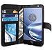 Moto Z Force Case, TAURI [Stand Feature] Wallet Leather Protective Case [Card Pockets] Flip Cover For Motorola Moto Z Force Droid - Black