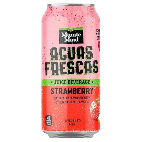 Minute Maid Strawberry Fruit Drink 473 ml (Pack of 24)