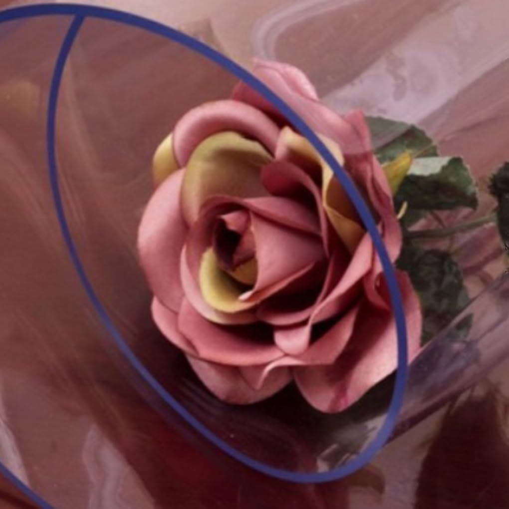 Clear PVC Floor Protector Mat 2mm Thick Multi Purpose Desk Chair Mat for Home and Office Transparent Hard Floor Covering Protects Wooden Floors Large Size