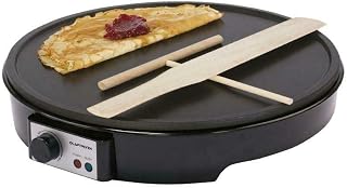 YesUK Laptronix 1000W 12" Electric Pancake Crepe Maker Machine Non Stick Large Hot Plate Free Utensil Accessories Also Cooks Eggs, Omelettes & Flatbreads
