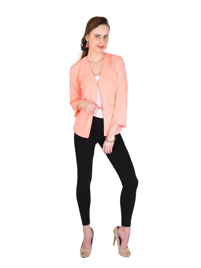 peach blazer womens