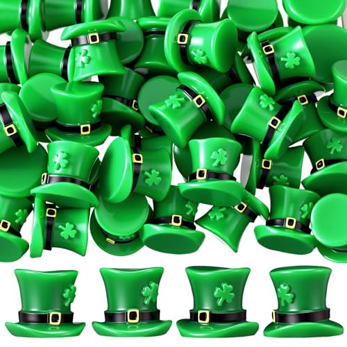 Weysat 50 Pcs Mini Faux St. Patrick's Day Hat Bulk