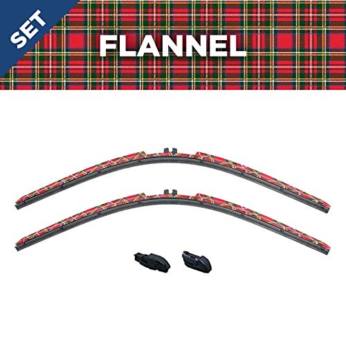 Clix Wipers for Jeep Wrangler/Unlimited (1996-2017) - Fits All Models/All Types,