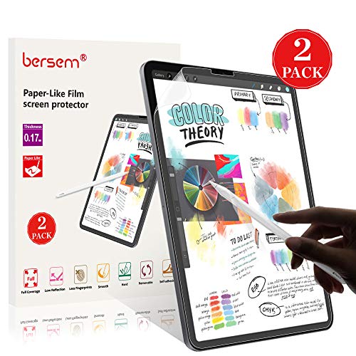 BERSEM [2 Pack] PaperLike iPad Pro 11 Screen Protector(2020 & 2018 Models) iPad