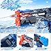 2Packs Electric Water Gun with LED Flash & USB-C Charging, Designed for Epic Aquatic Fun, Automatic Squirt Guns 25-30 FT Range, Water Pistol for Summer Outdoor Backyard Water Theme Party Toys