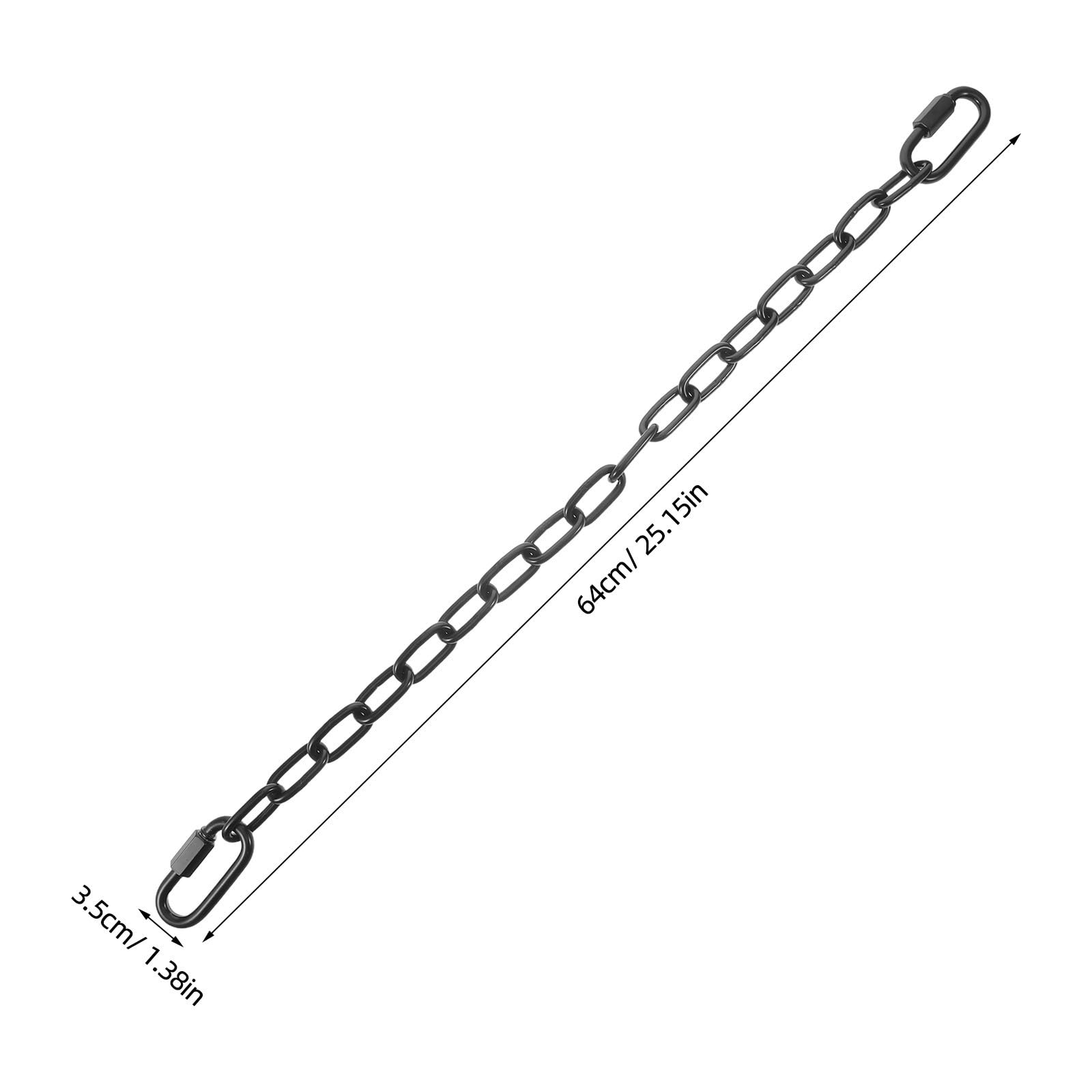 OSALADI 2 Unidades Juego de Correas para Colgar Hamacas con Ganchos de Acero Inoxidable y Alta Capacidad de Carga para Camping y Senderismo en Color Negro