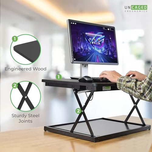 Convertedor Escritorio Ergonómico Ajustable Uncaged Mini miniatura 3