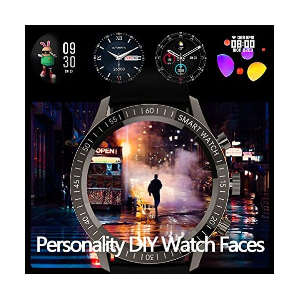 GARINEMAX Smart Watch for Men,Fitness Tracker with Blood Pressure Heart Rate Blood Oxygen Sleep Monitor Step Counter…